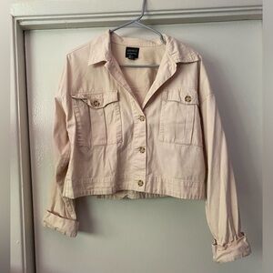 Cream colored button up shirt